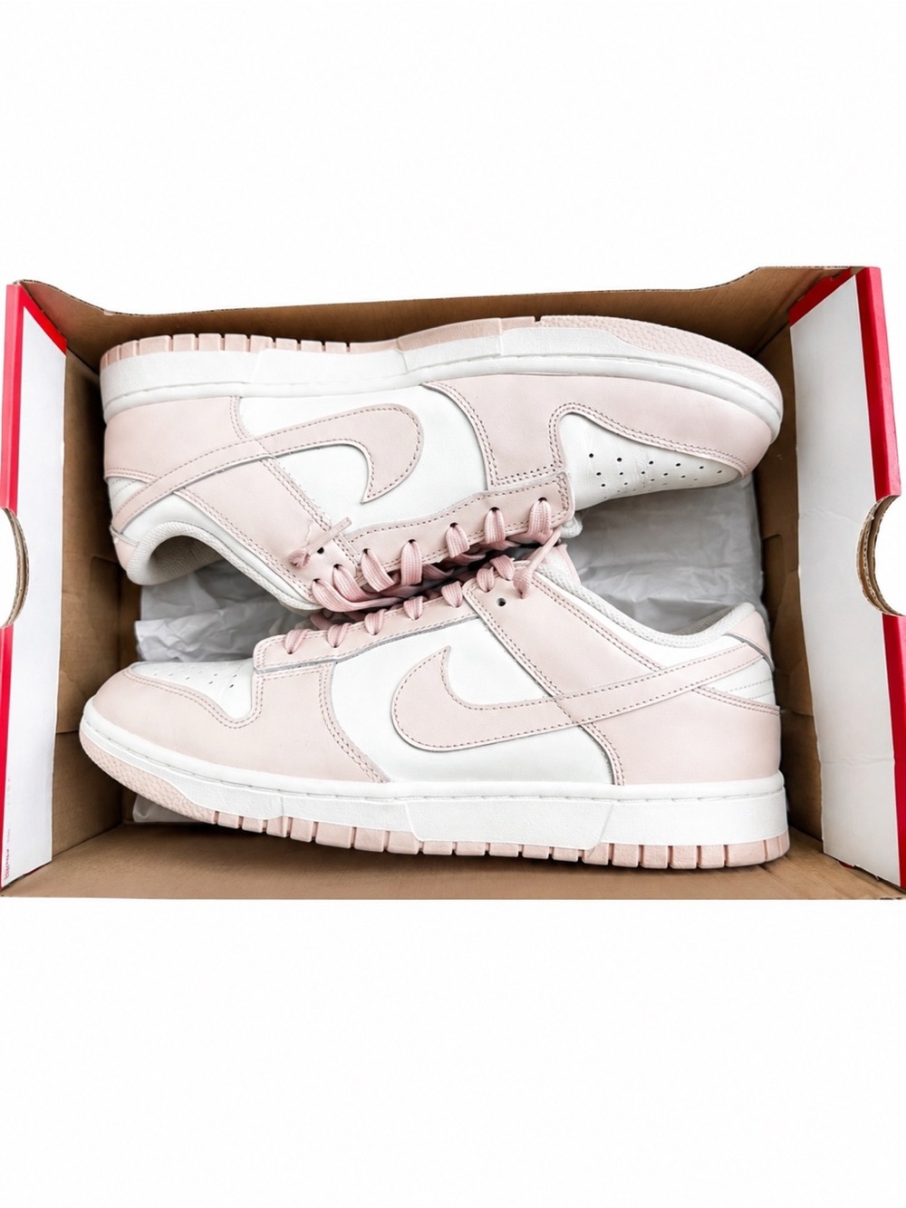 Nike Dunk Low Orange Pearl Wm 12 M 10.5 Excellent Condition